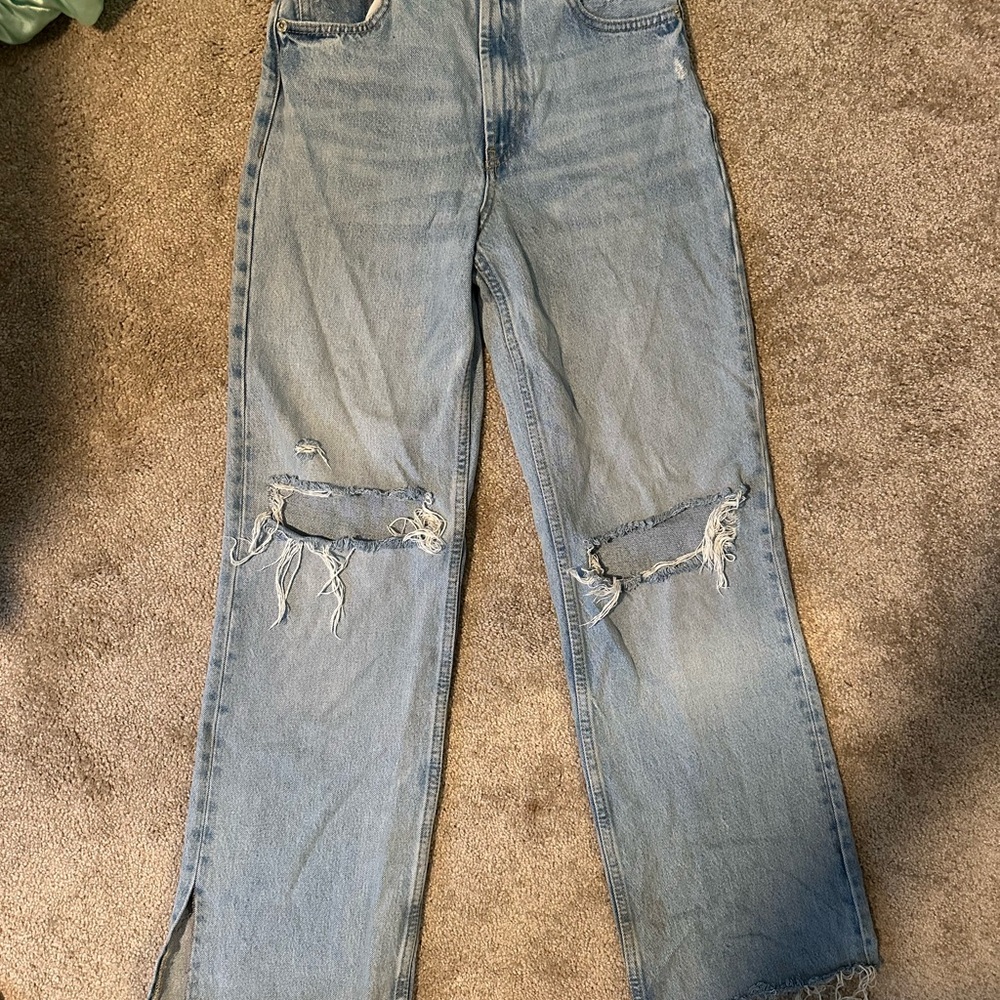 Zara Light Blue Denim Jeans